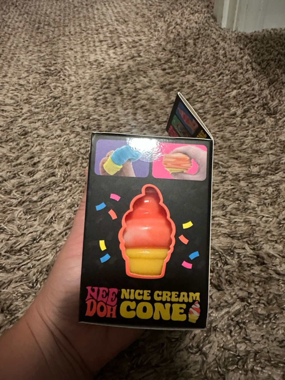 NeeDoh Nice Cream Cone- Orange - Picture 5 of 7